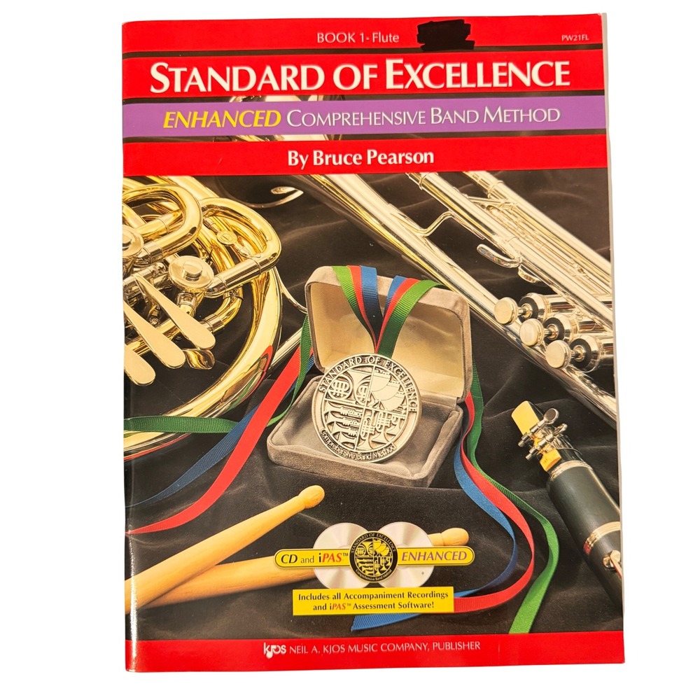 Standard of Excellence Enhanced Flute Book 1 Bruce Pearson PW21FL with 2 CDs